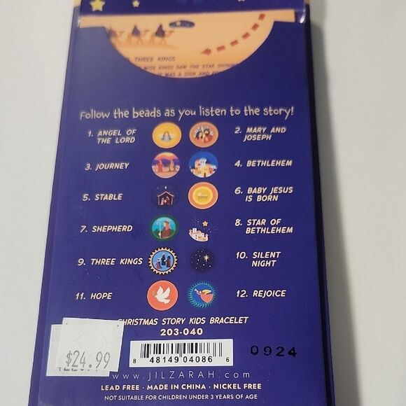 Jilzarah Kids Clay Bracelet with Christmas Theme - Picture 4 of 5